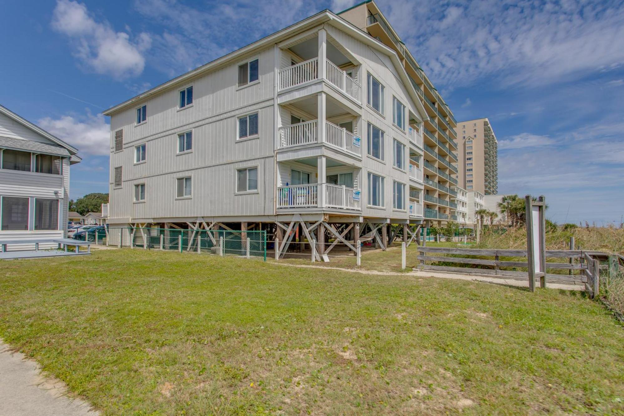 Sunny Windy Hill Beachfront Condo With Private Patio Myrtle Beach Exterior foto