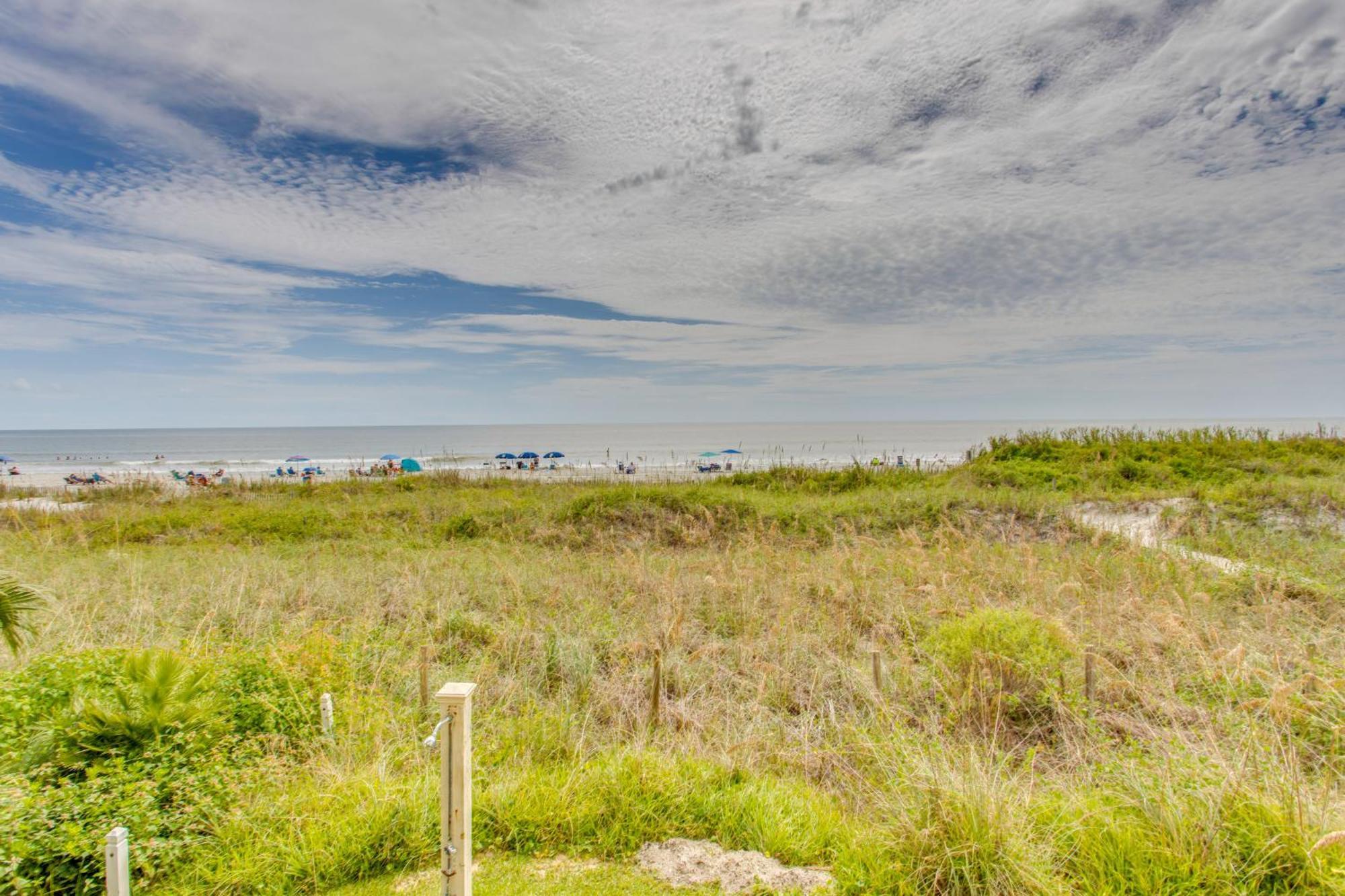 Sunny Windy Hill Beachfront Condo With Private Patio Myrtle Beach Exterior foto